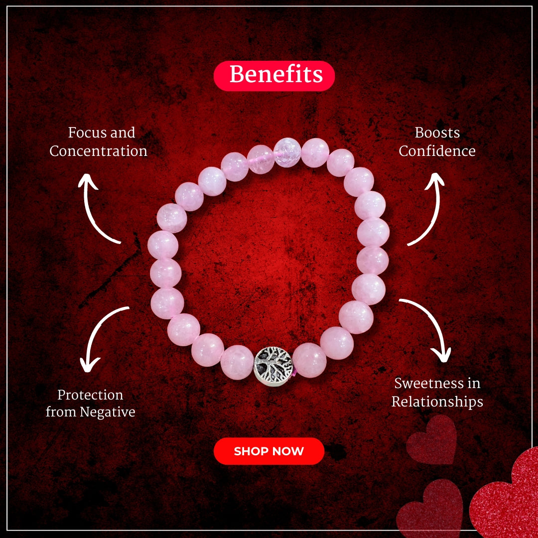 Love Magnet Bracelet + Free 5 Mukhi Rudraksha