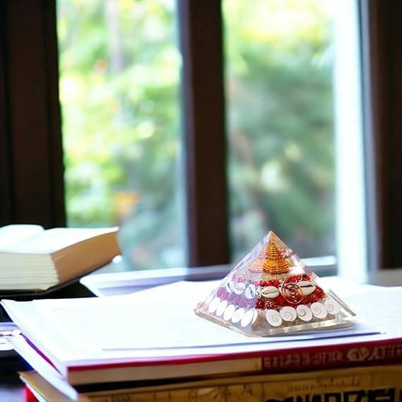 LAXMI PYRAMID SHRI YANTRA GOMATI CHAKRA + Free 5 Mukhi Rudraksha