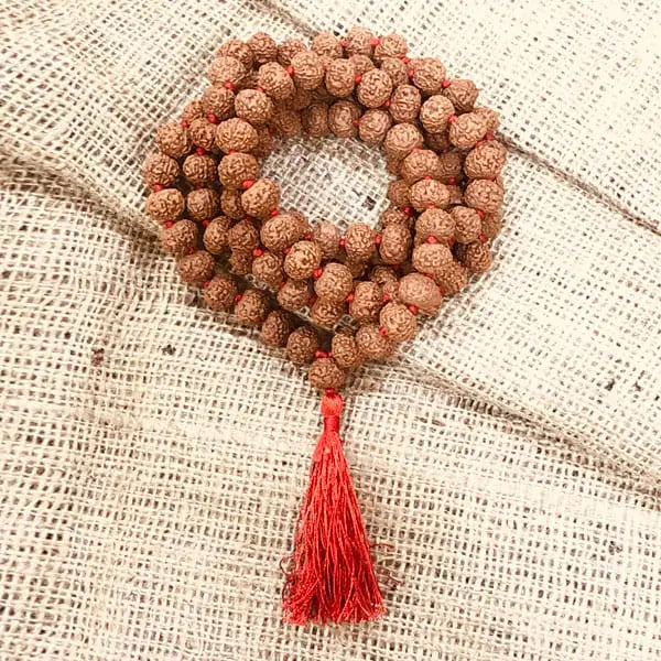 8 Mukhi Mala / Kantha Beads Nepali Lab Certified + Special Gift