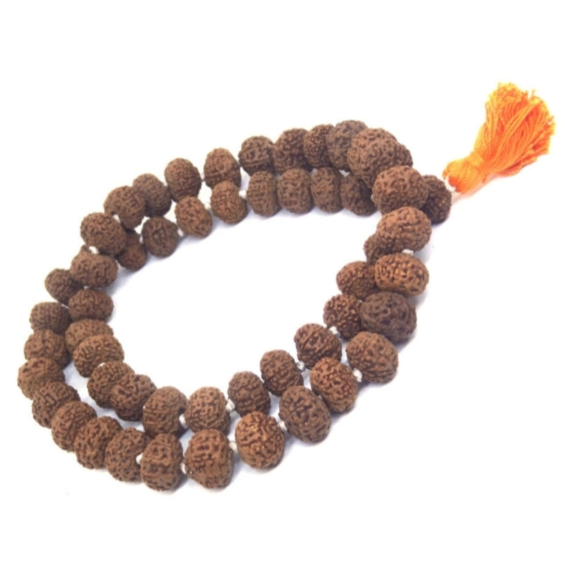 9 Mukhi Mala / Kantha Beads Lab Certified