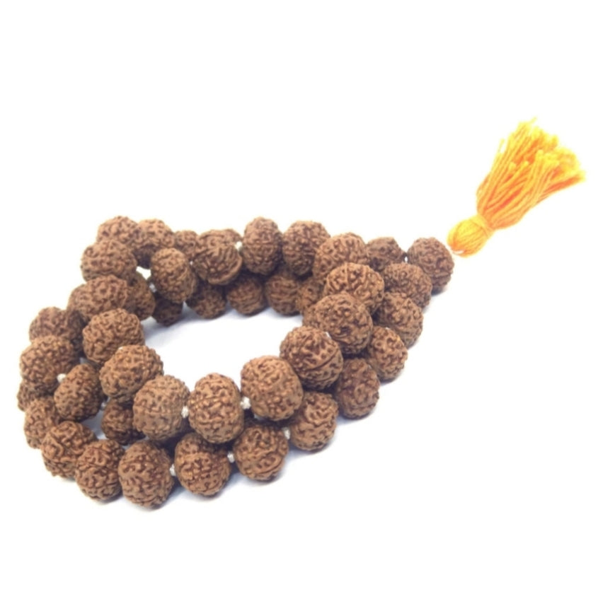 9 Mukhi Mala / Kantha Beads Lab Certified