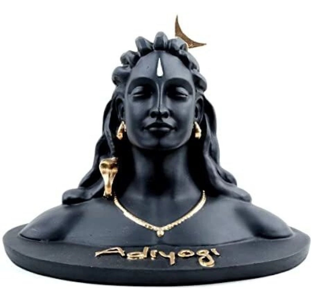 Adi Yogi Shiva Statue + 5 Mukhi Rudraksha